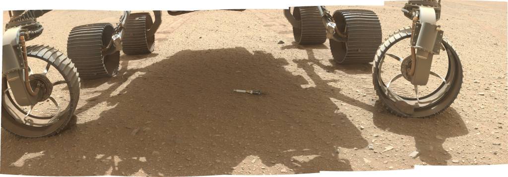 毅力號火星首個土壤樣本管等待送回地球 網民：看來像星戰光劍
