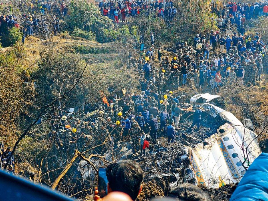 尼泊爾72死空難 專家指機師疑陷「空間迷向」