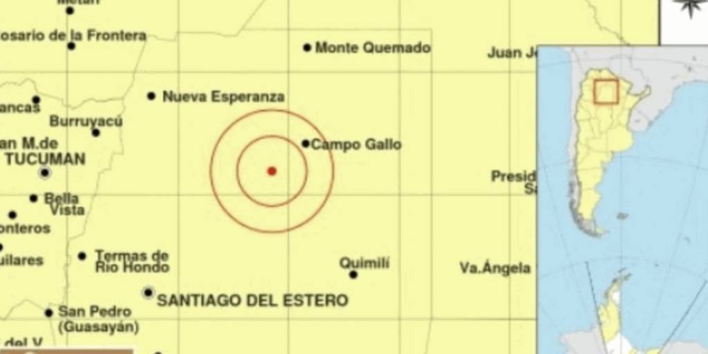 阿根廷北部6.2級地震  暫未知有否傷亡  上周同區地震強度6.4級