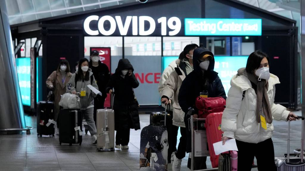 中國赴韓旅客落地檢陽性率歸零 3月1日起免檢入境
