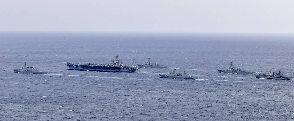 美軍尼米茲號航母泊南韓釜山港  金正恩要求擴大生產核武原料