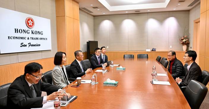 陳茂波繼續三藩市訪問 與當地商界會面