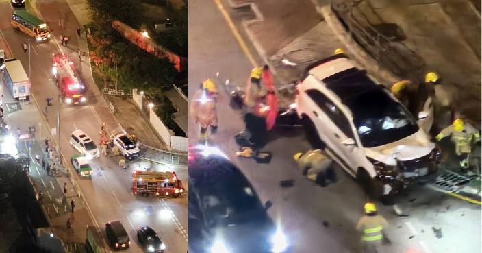 77歲男子皇后山龍馬路疑遭私家車撞倒 捲入車底送院後死亡司機被捕